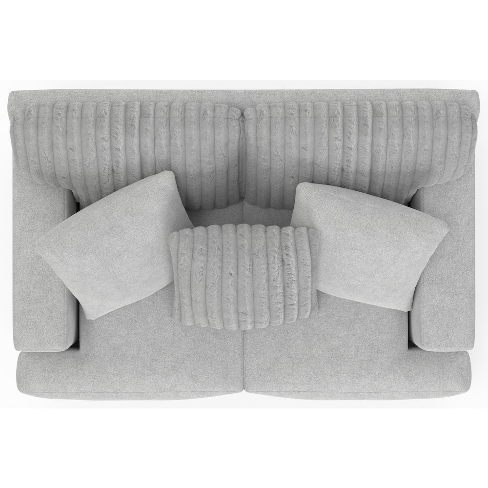 Eagan Loveseat in Grey Color. Picture 5