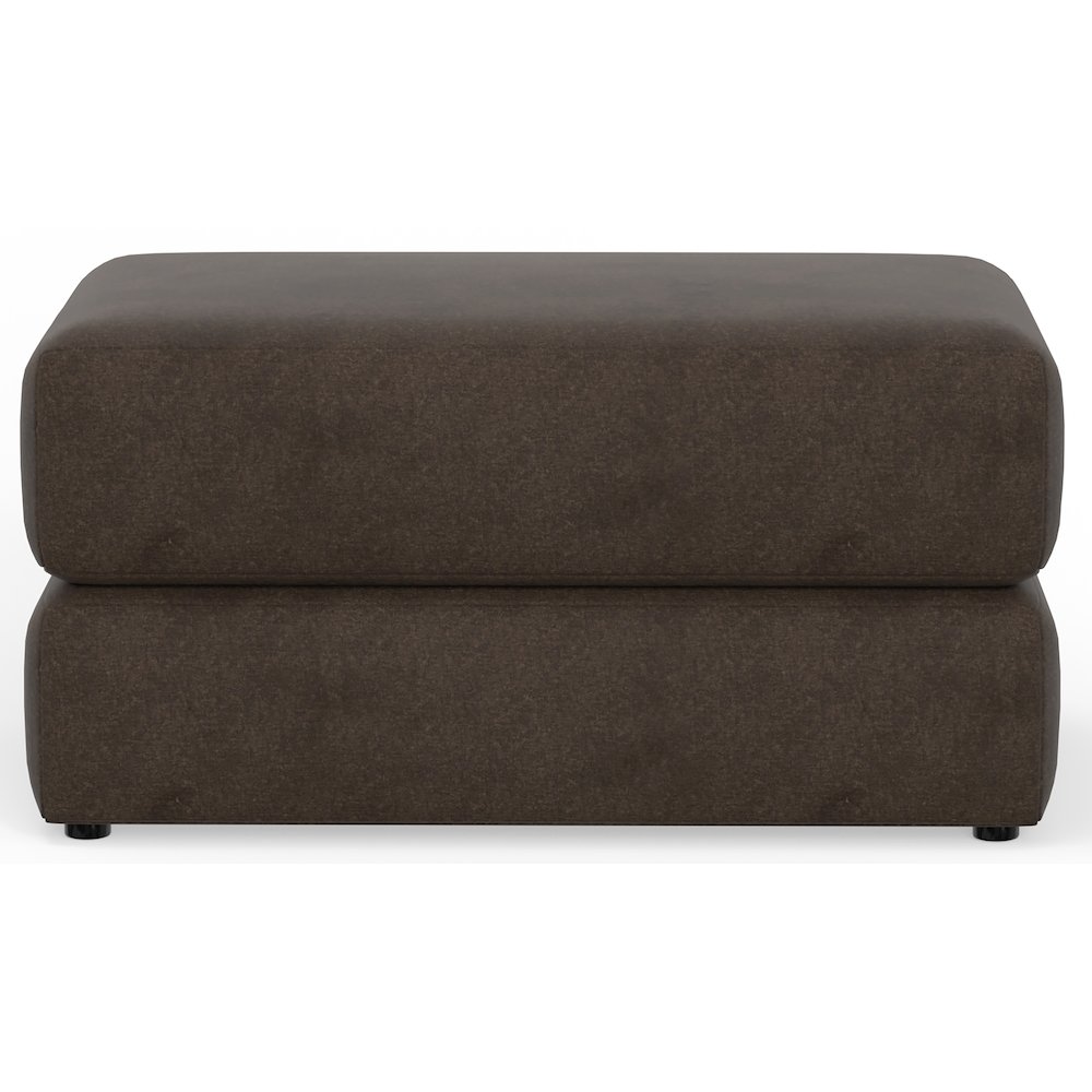 Eagan Ottoman in Brown Color. Picture 3