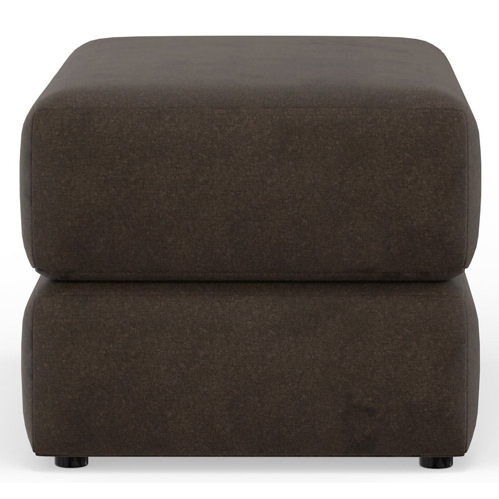 Eagan Ottoman in Brown Color. Picture 4