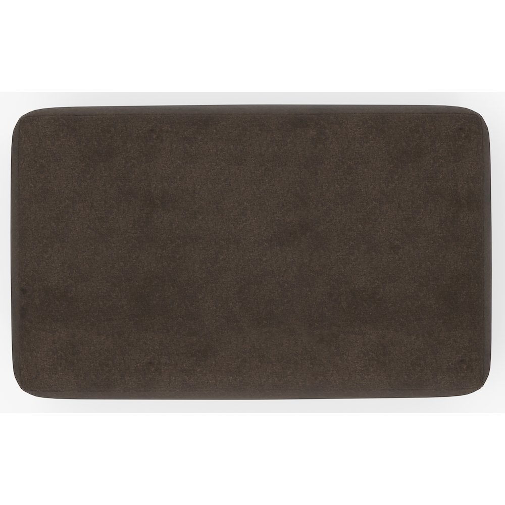 Eagan Ottoman in Brown Color. Picture 5