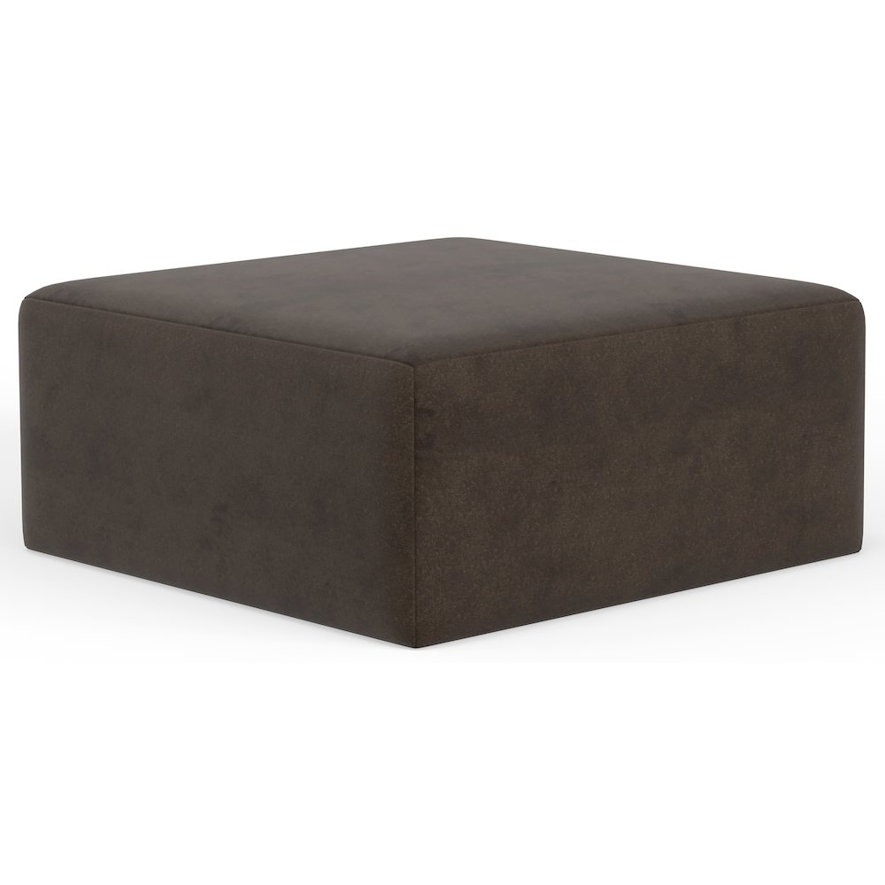 Eagan 42" Cocktail Ottoman in Brown Color. Picture 1