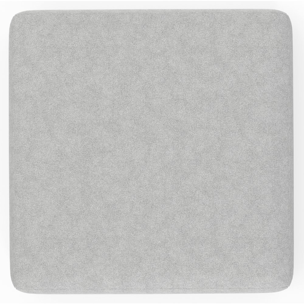 Eagan 41" Cocktail Ottoman in Grey Color. Picture 3