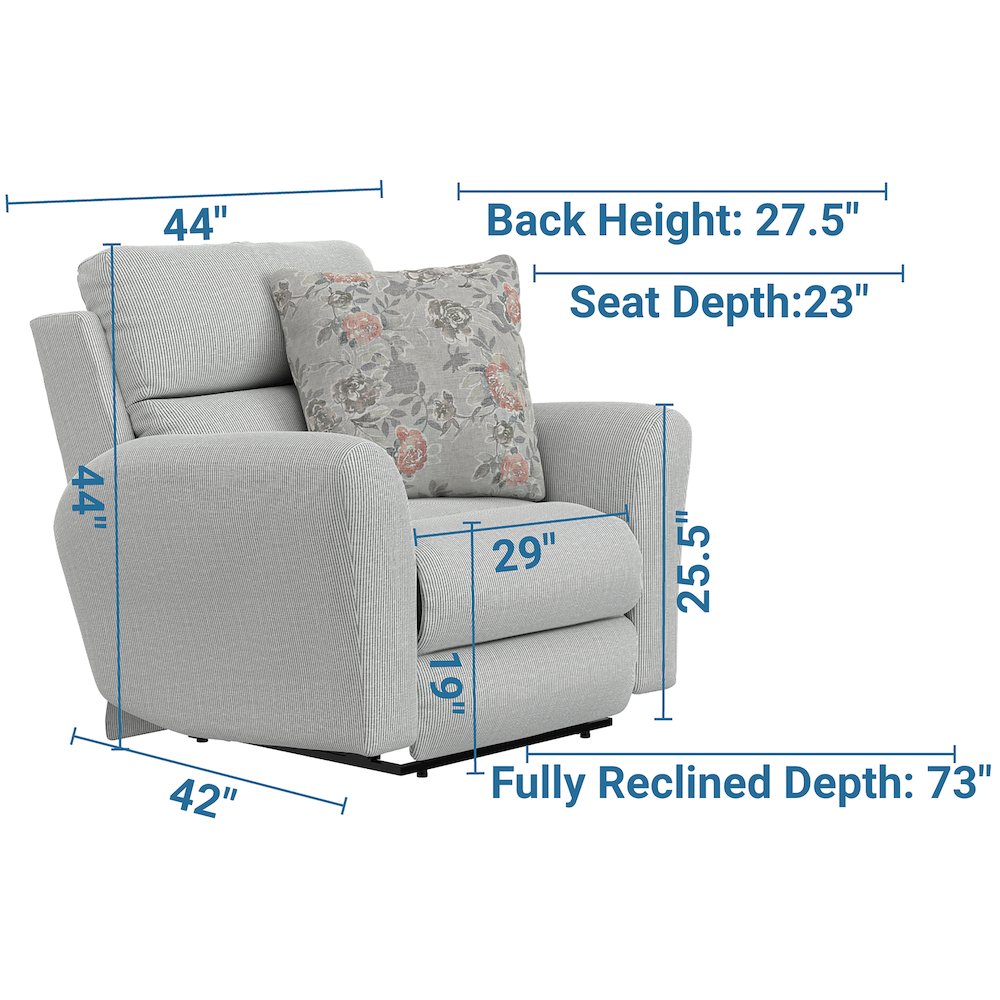 Chappy Lay Flat Recliner. Picture 22