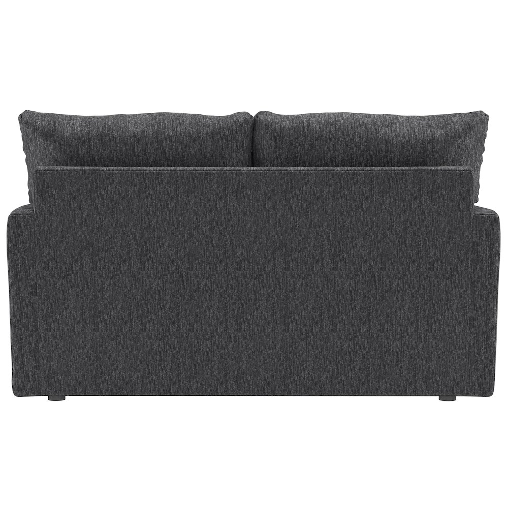 Tyson Loveseat with Cuddler Cushions in Grey Color. Picture 3