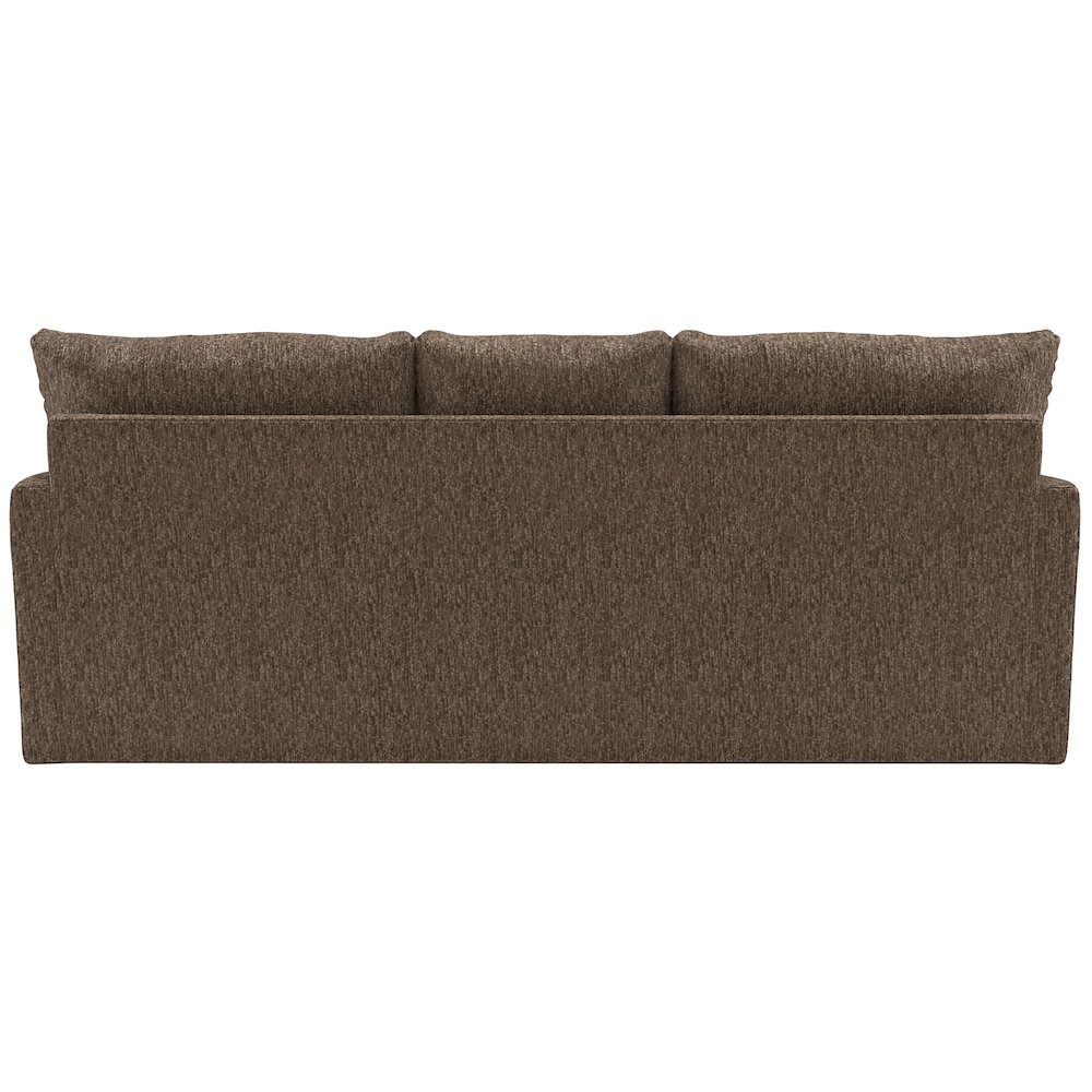 Tyson 93" Sofa with Cuddler Cushions in Brown Color. Picture 3