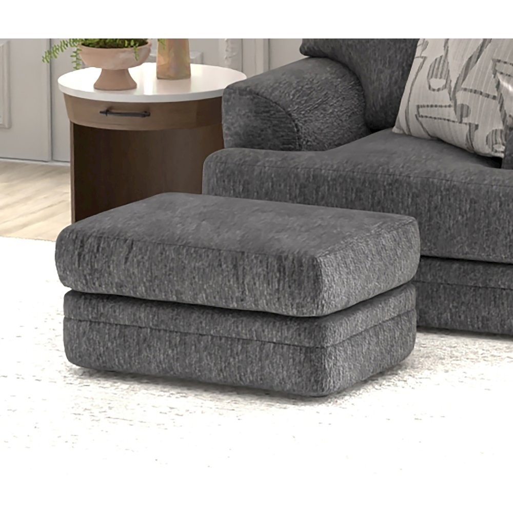Tyson Ottoman in Grey Color. Picture 3