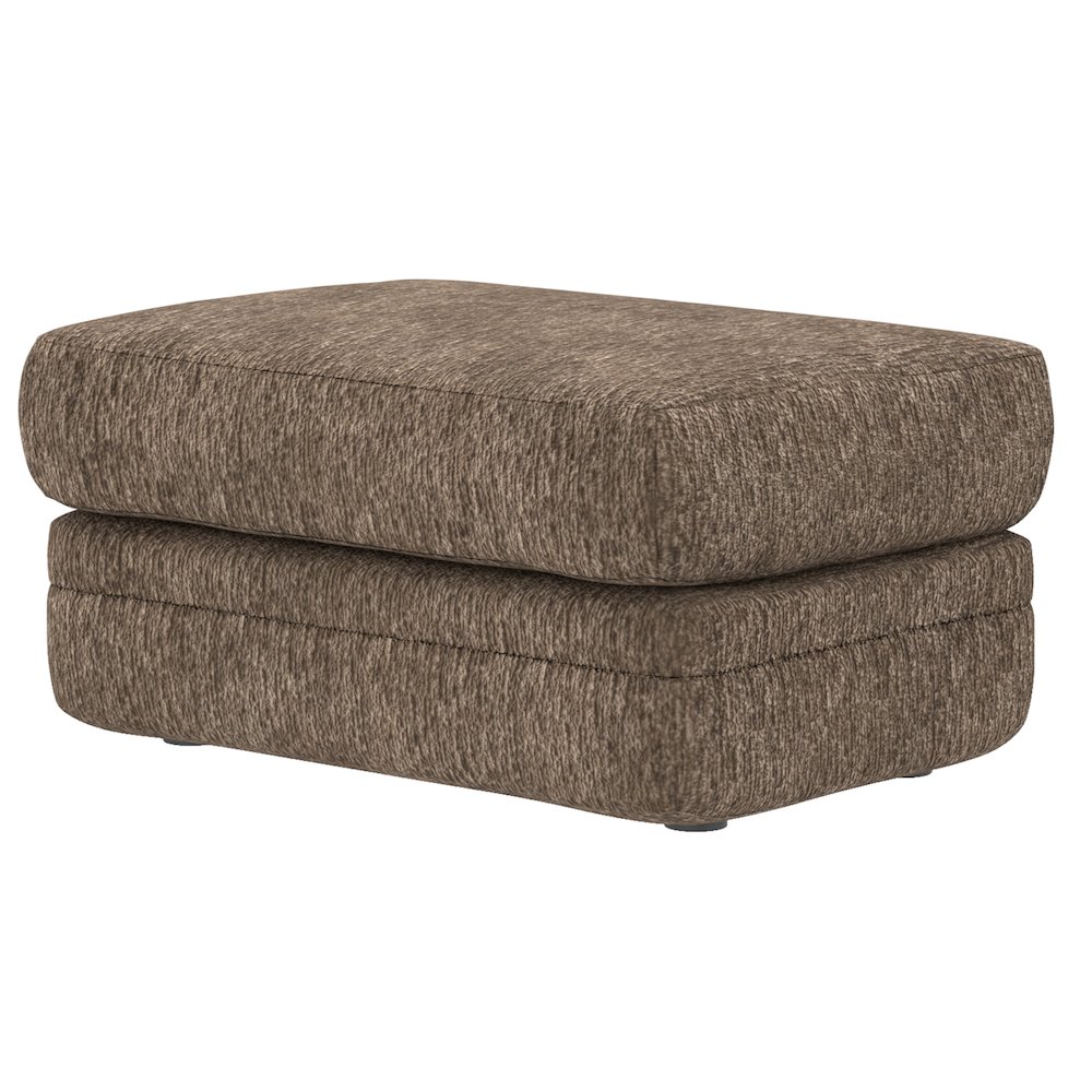 Tyson Ottoman in Brown Color. Picture 2