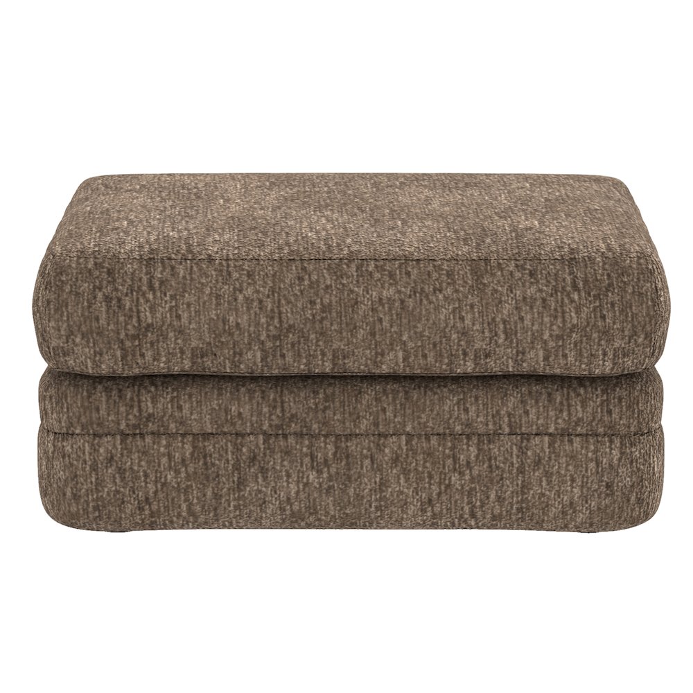 Tyson Ottoman in Brown Color. Picture 4
