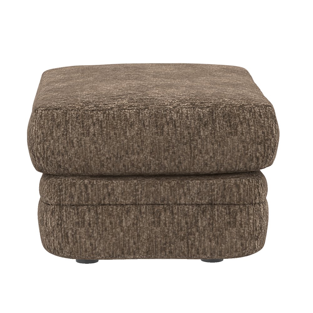 Tyson Ottoman in Brown Color. Picture 5