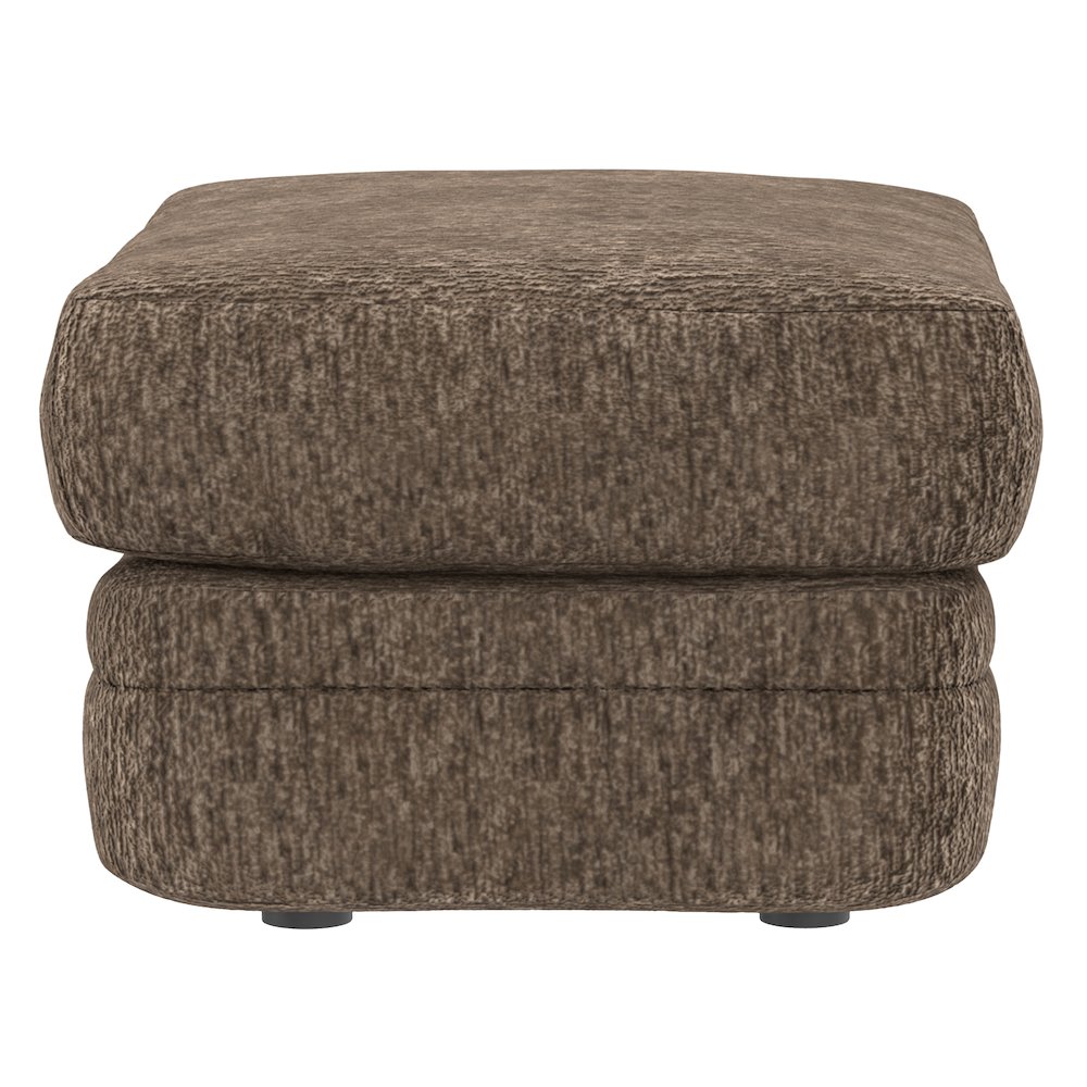 Tyson Ottoman in Brown Color. Picture 6
