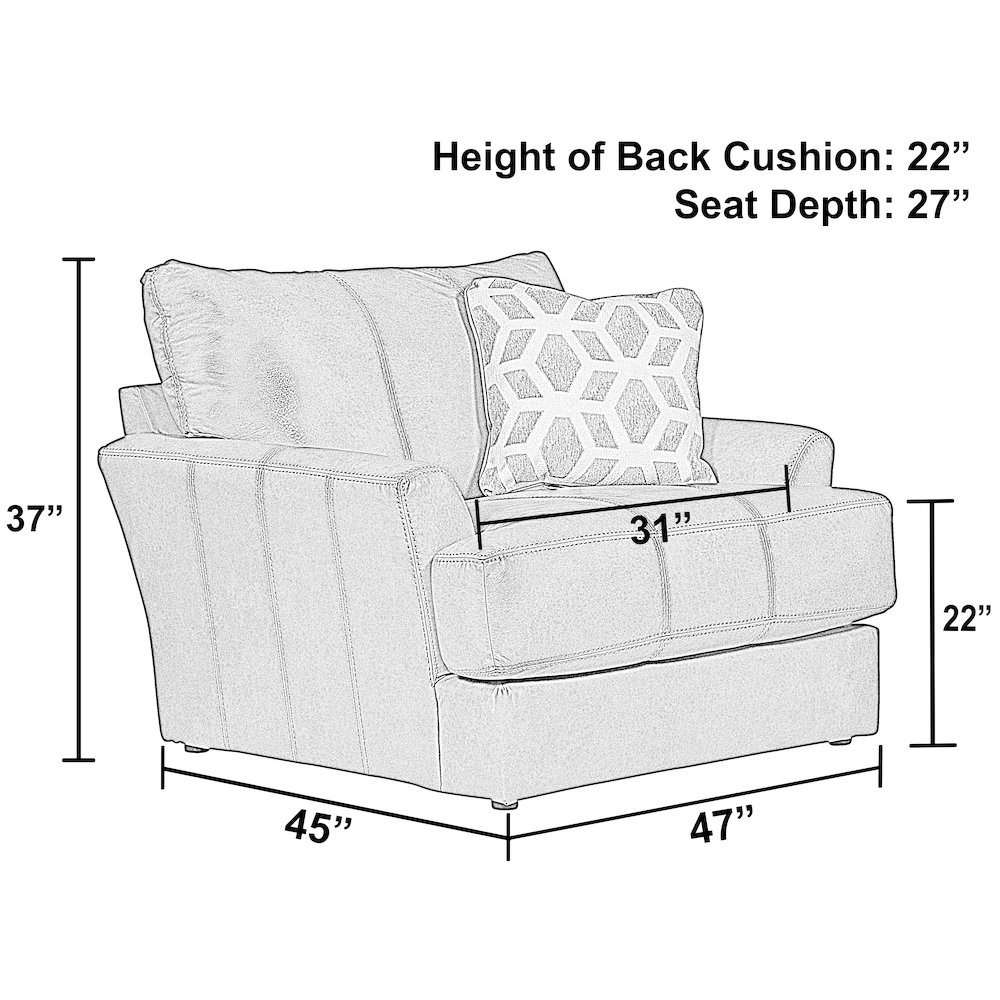 Italian Top Grain Leather Match Chair with Cuddler Seat Cushion in Brown Color. Picture 5