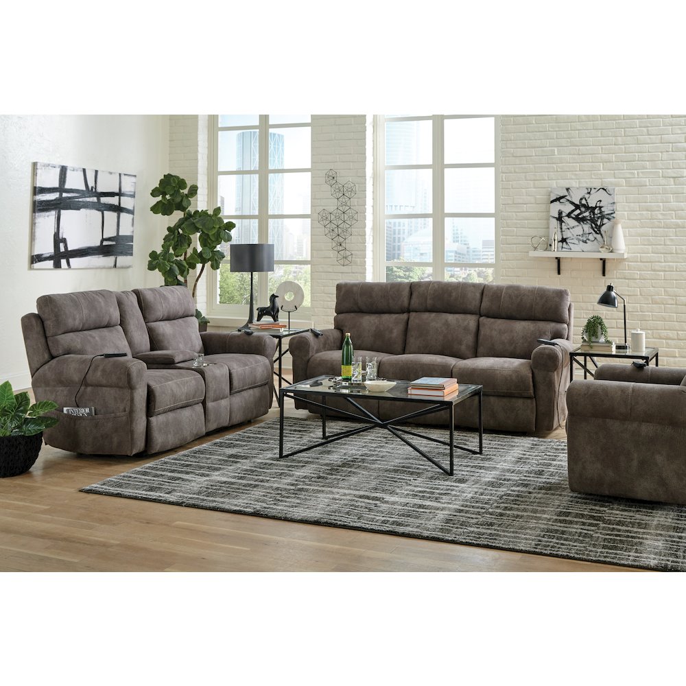 Tranquility Power Lay Flat Recliner with Power Adjustable Headrest & Lumbar. Picture 9