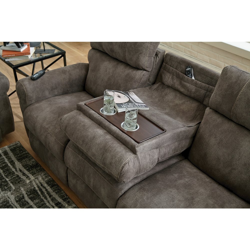 Tranquility Power Lay Flat Recliner with Power Adjustable Headrest & Lumbar. Picture 13