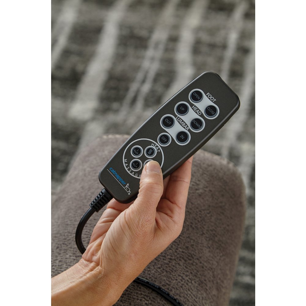 Tranquility Power Lay Flat Recliner with Power Adjustable Headrest & Lumbar. Picture 15