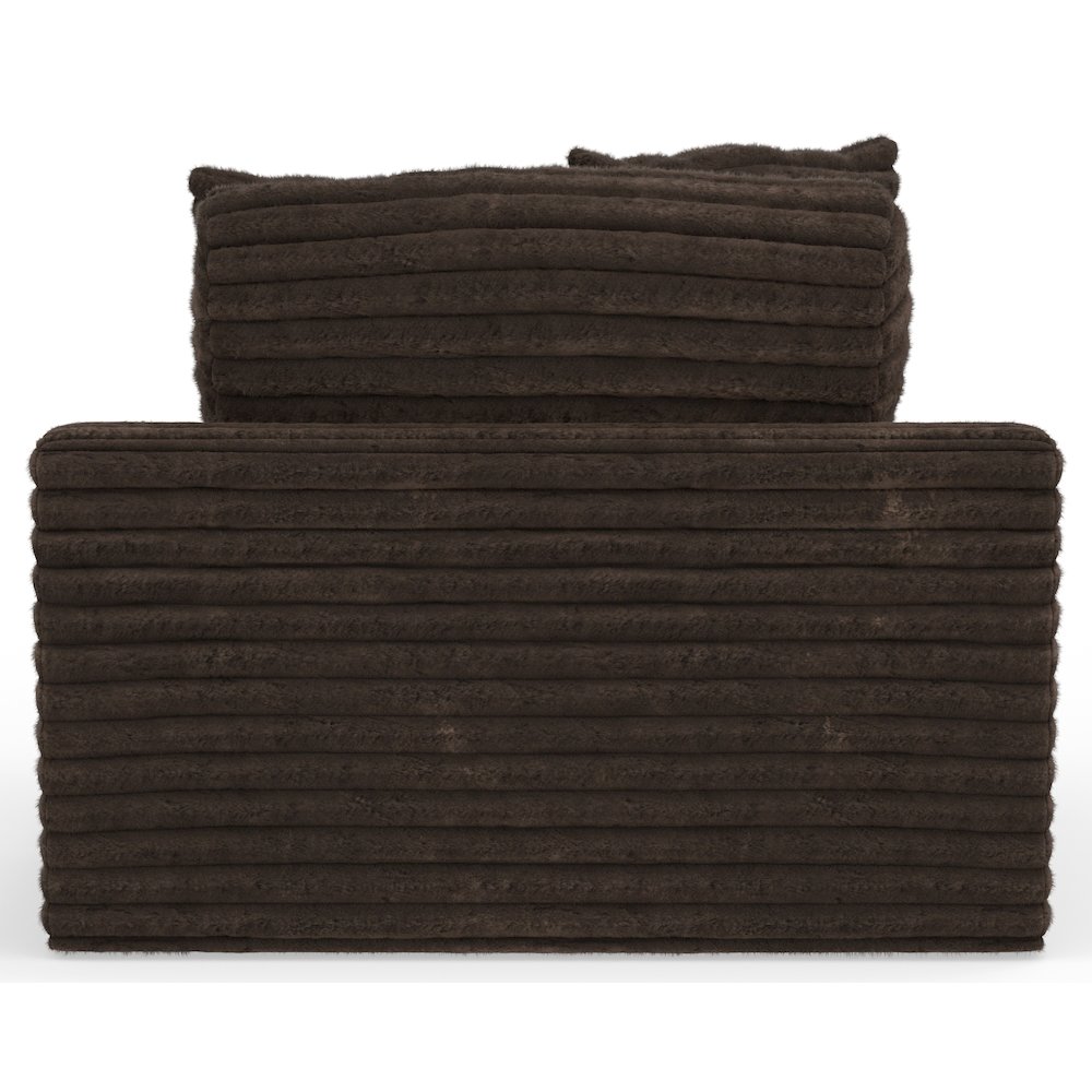 Comfrey Chaise in Chocolate Color. Picture 3