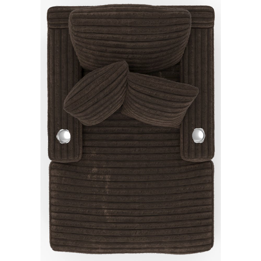 Comfrey Chaise in Chocolate Color. Picture 9