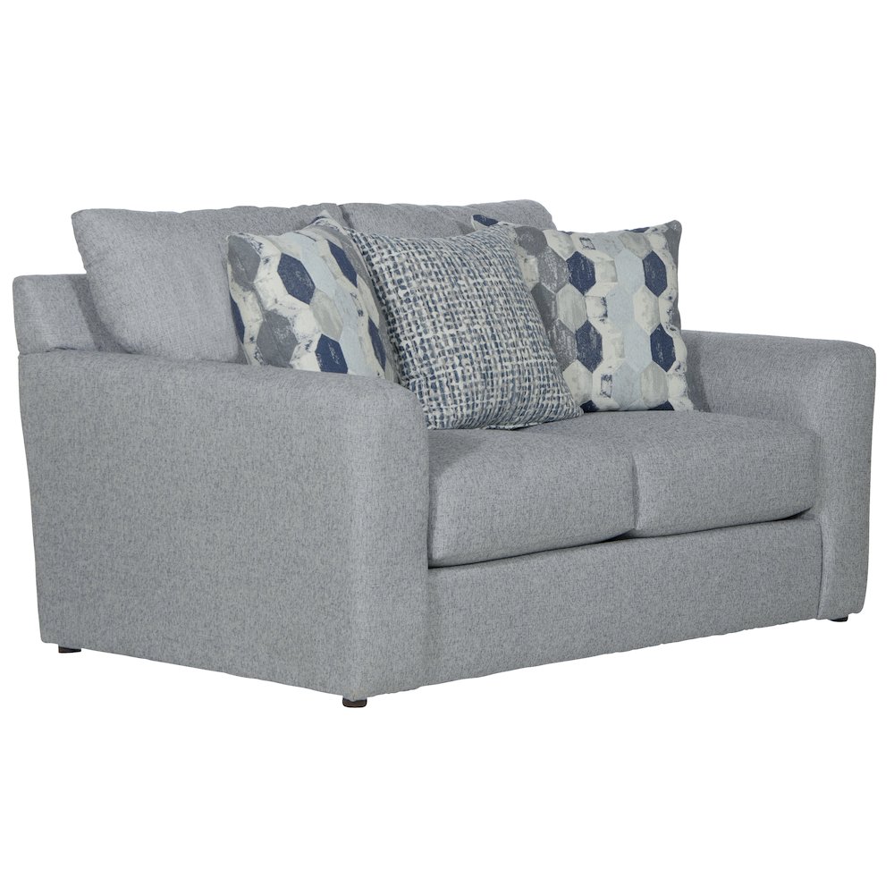 Hooten Loveseat in Blue Color. Picture 1