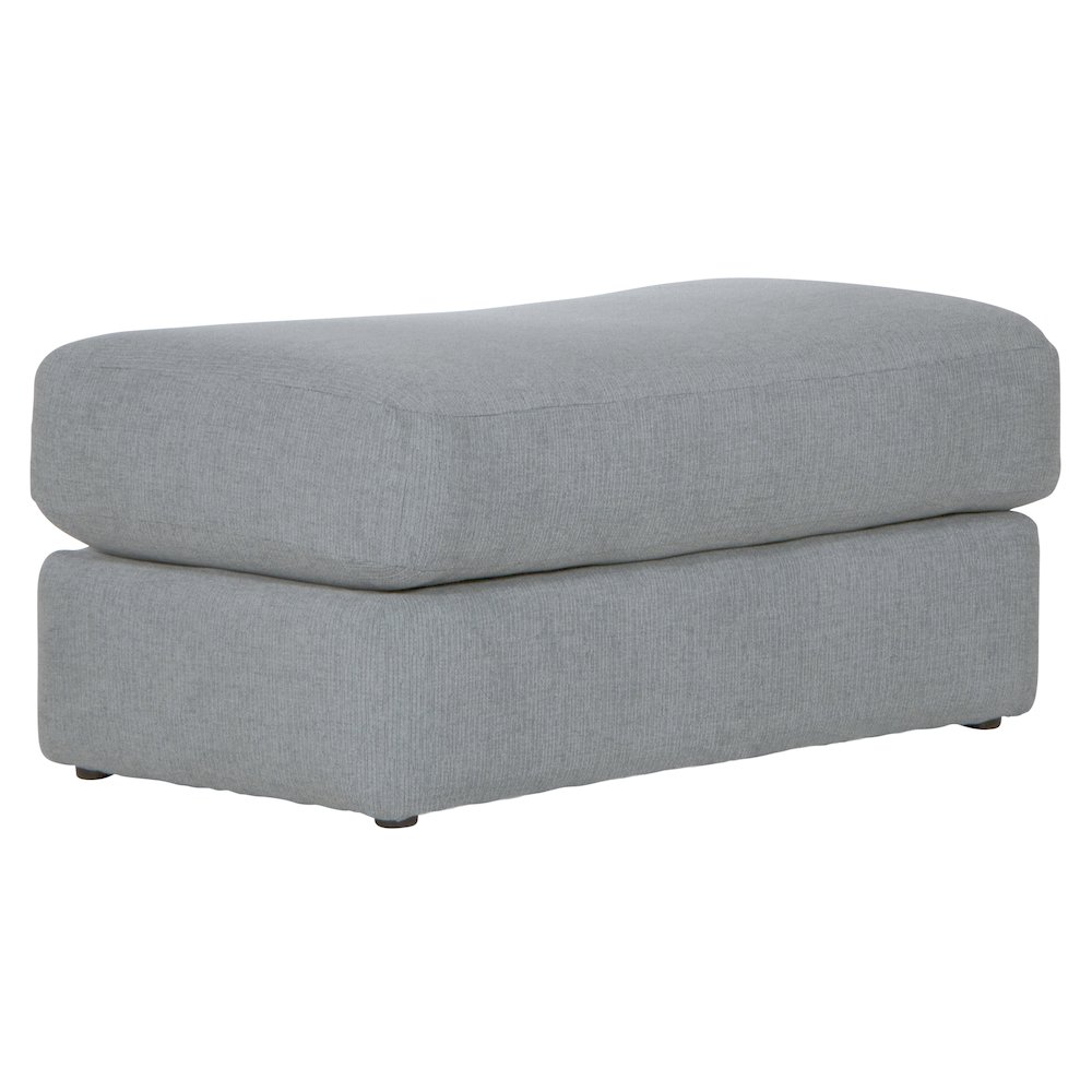 Hooten Ottoman in Blue Color. Picture 1