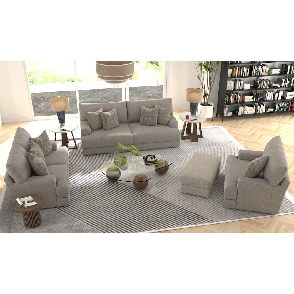 Zeke Loveseat in Grey Color. Picture 13