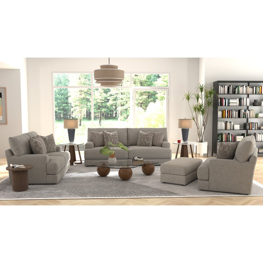 Zeke Loveseat in Grey Color. Picture 14