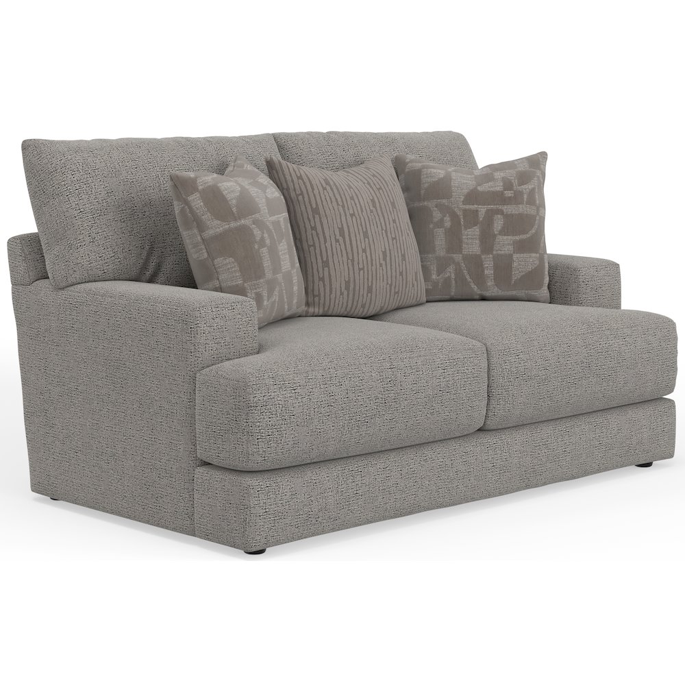 Zeke Loveseat in Grey Color. Picture 1