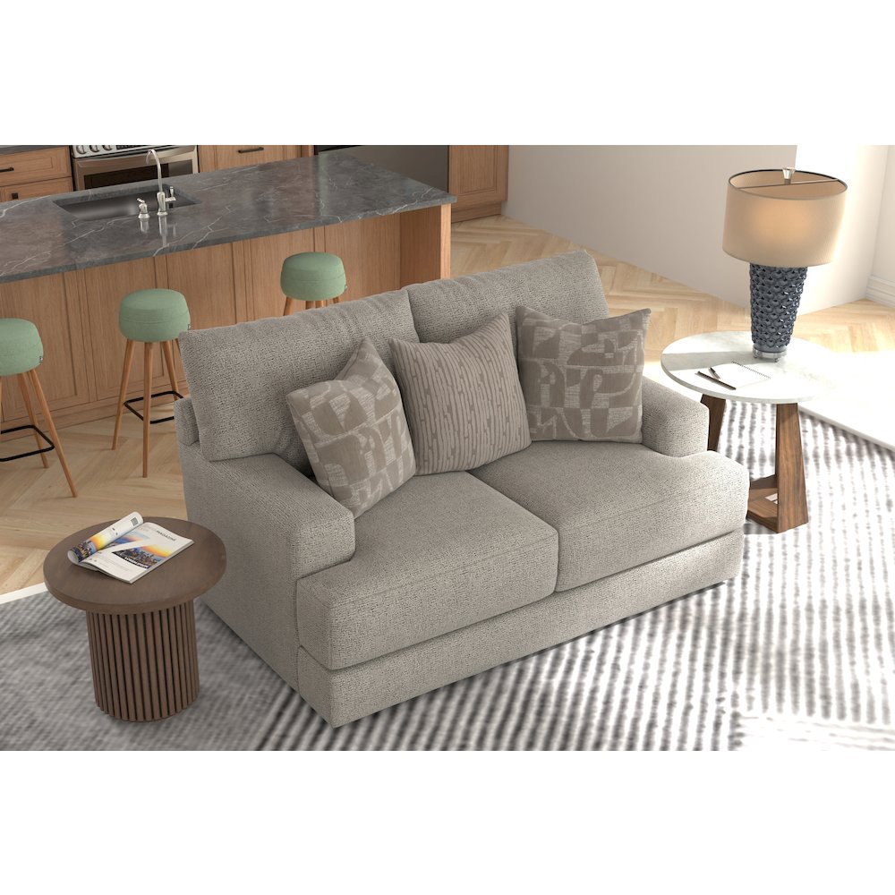 Zeke Loveseat in Grey Color. Picture 22