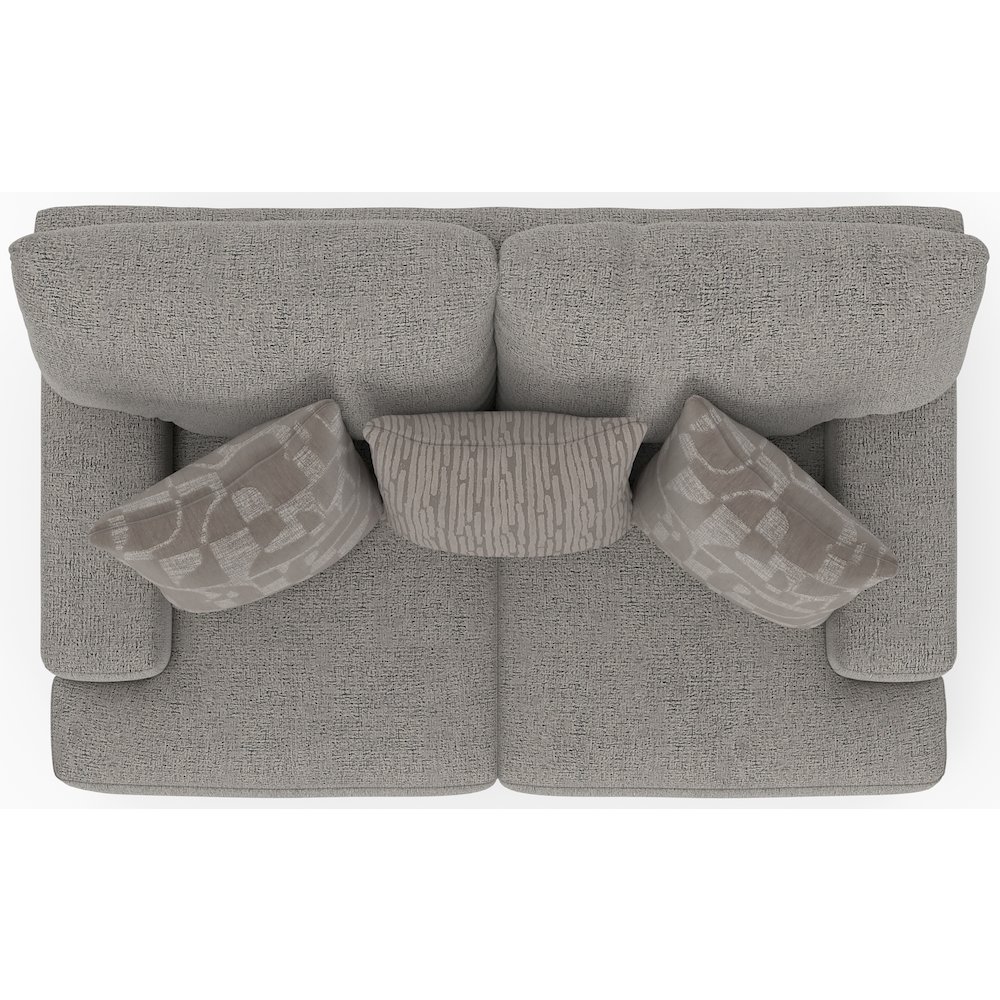 Zeke Loveseat in Grey Color. Picture 3