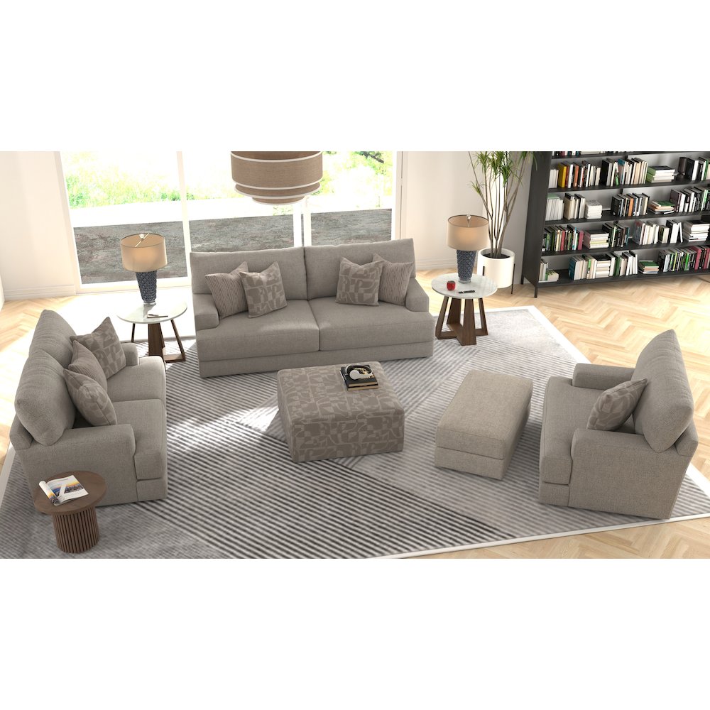 Zeke Sofa in Grey Color. Picture 13