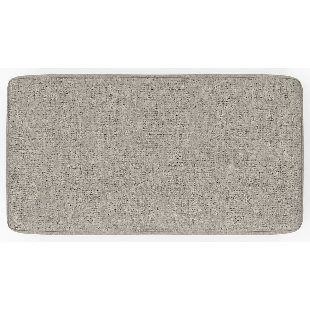 Zeke Ottoman in Grey Color. Picture 3