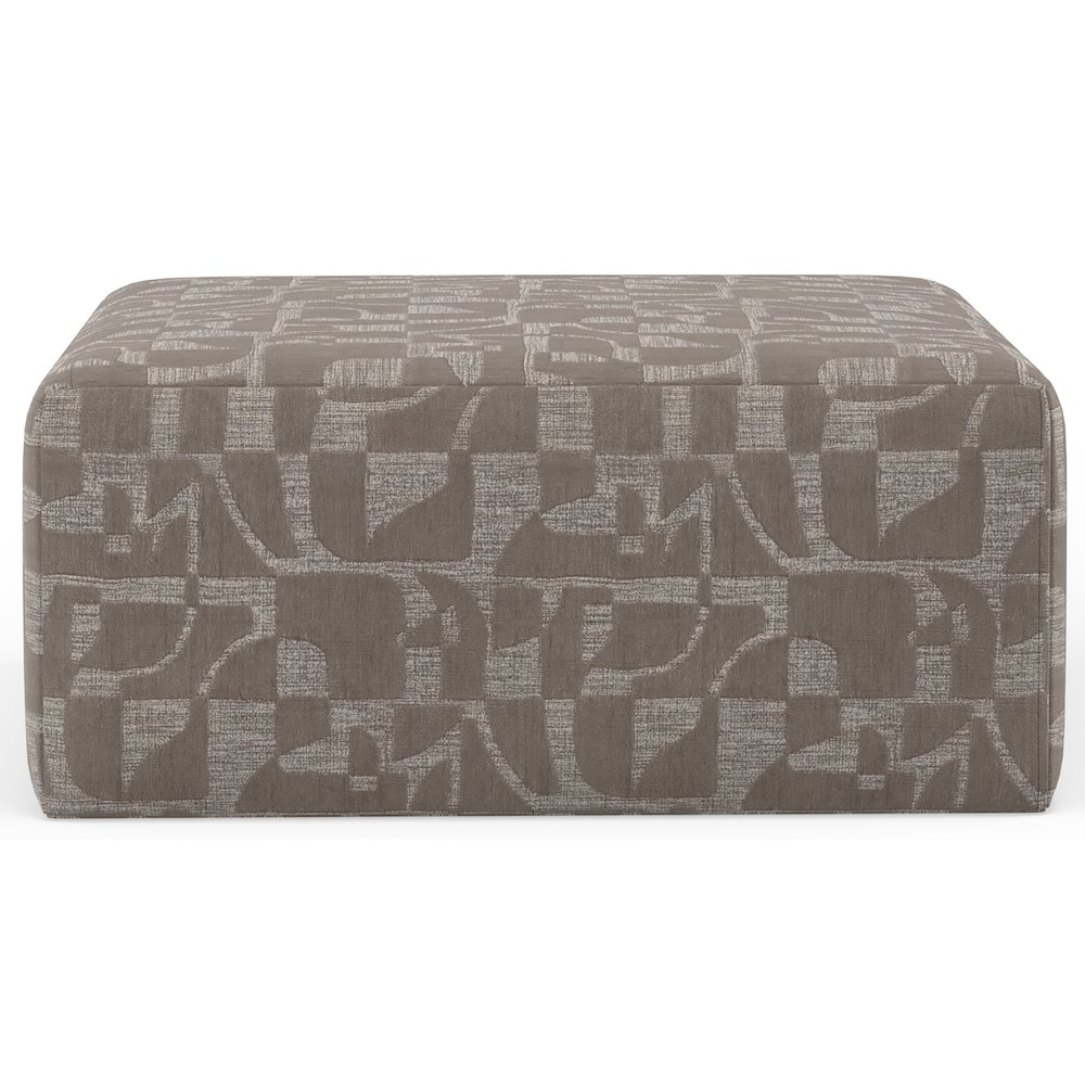 Zeke Cocktail Ottoman in Multi Color. Picture 2