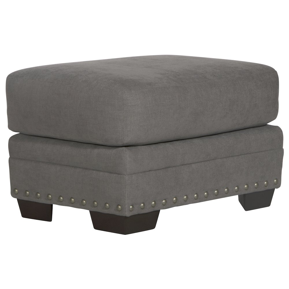 Cutler Ottoman in Grey Color. Picture 3