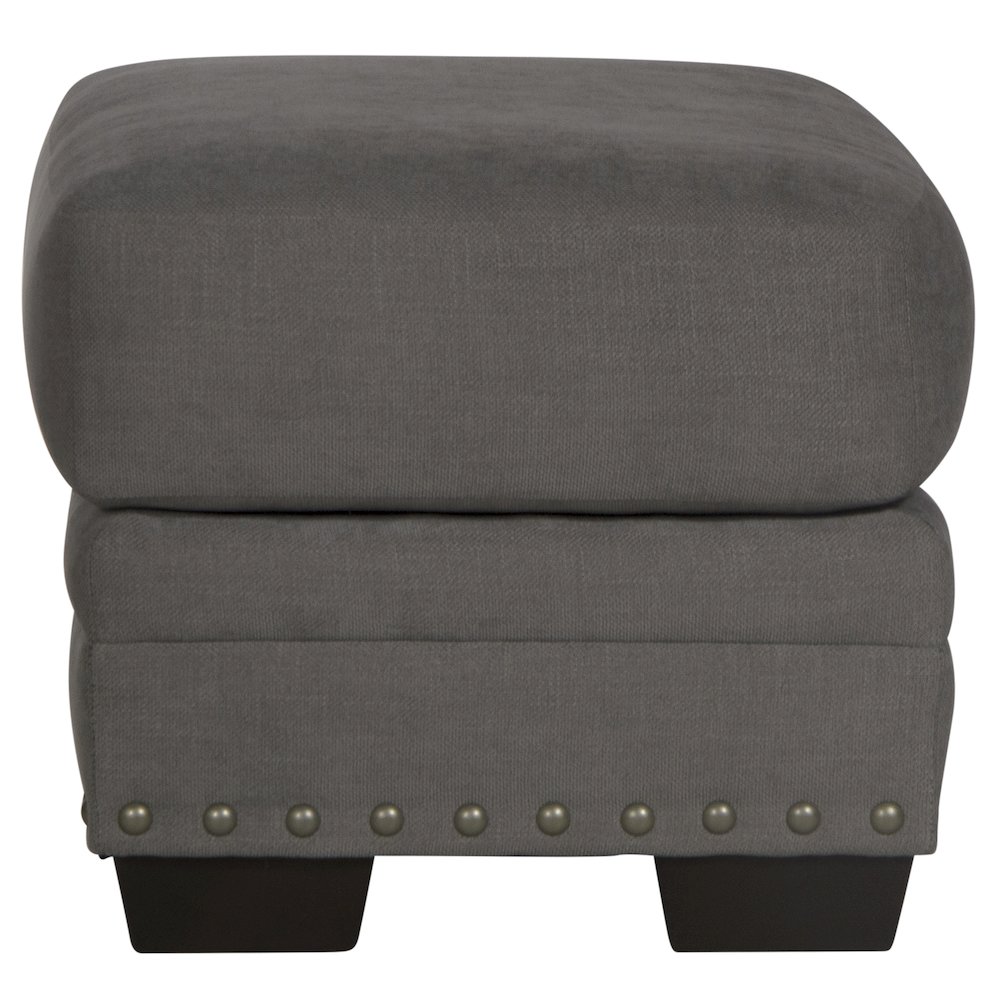Cutler Ottoman in Grey Color. Picture 2