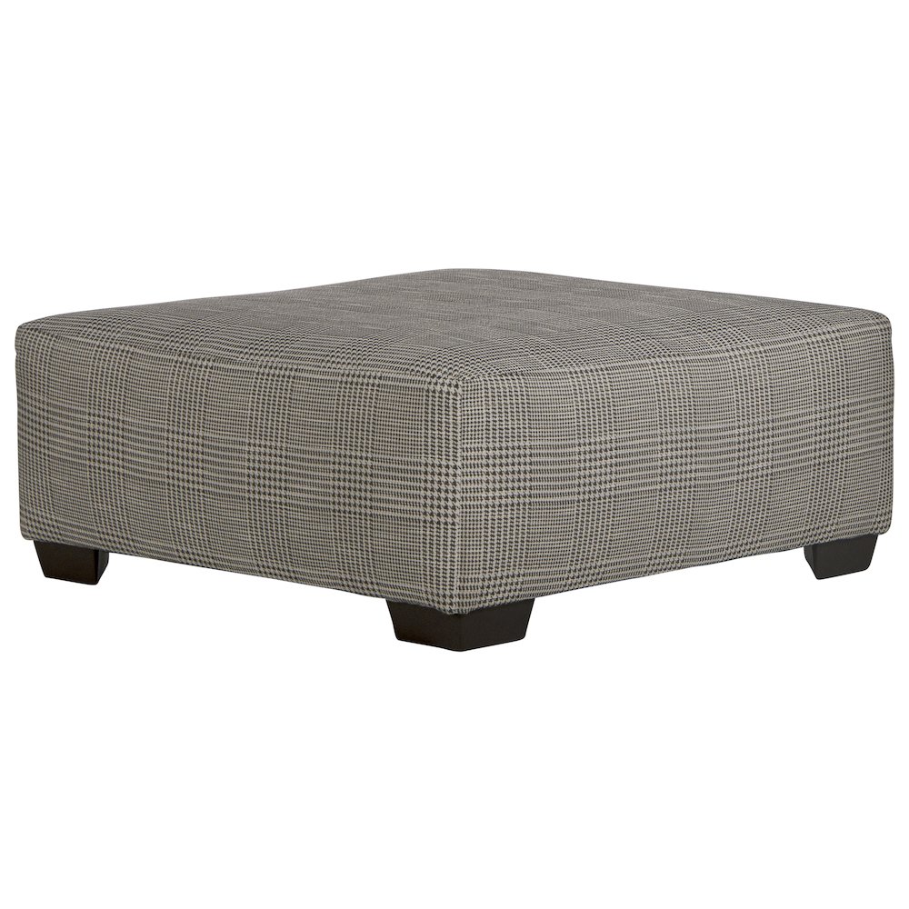 Cutler Cocktail Ottoman in Grey Color. Picture 2