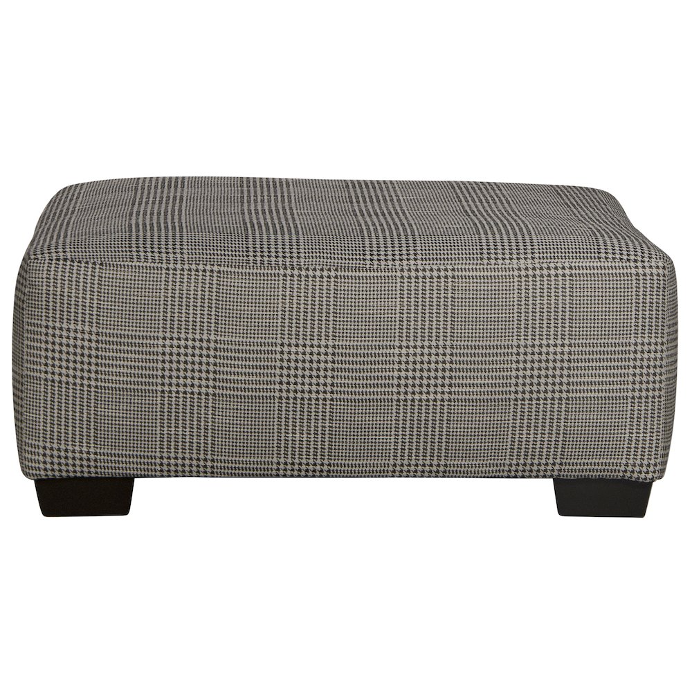 Cutler Cocktail Ottoman in Grey Color. Picture 4