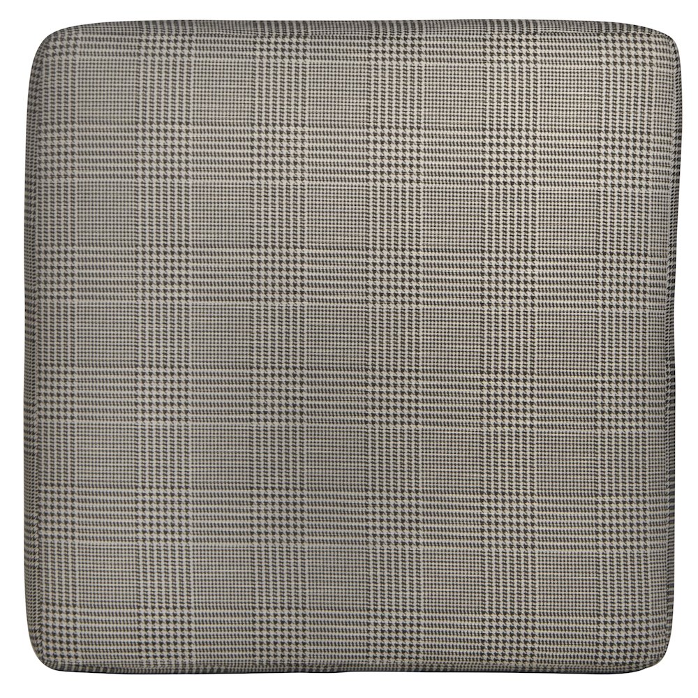 Cutler Cocktail Ottoman in Grey Color. Picture 3