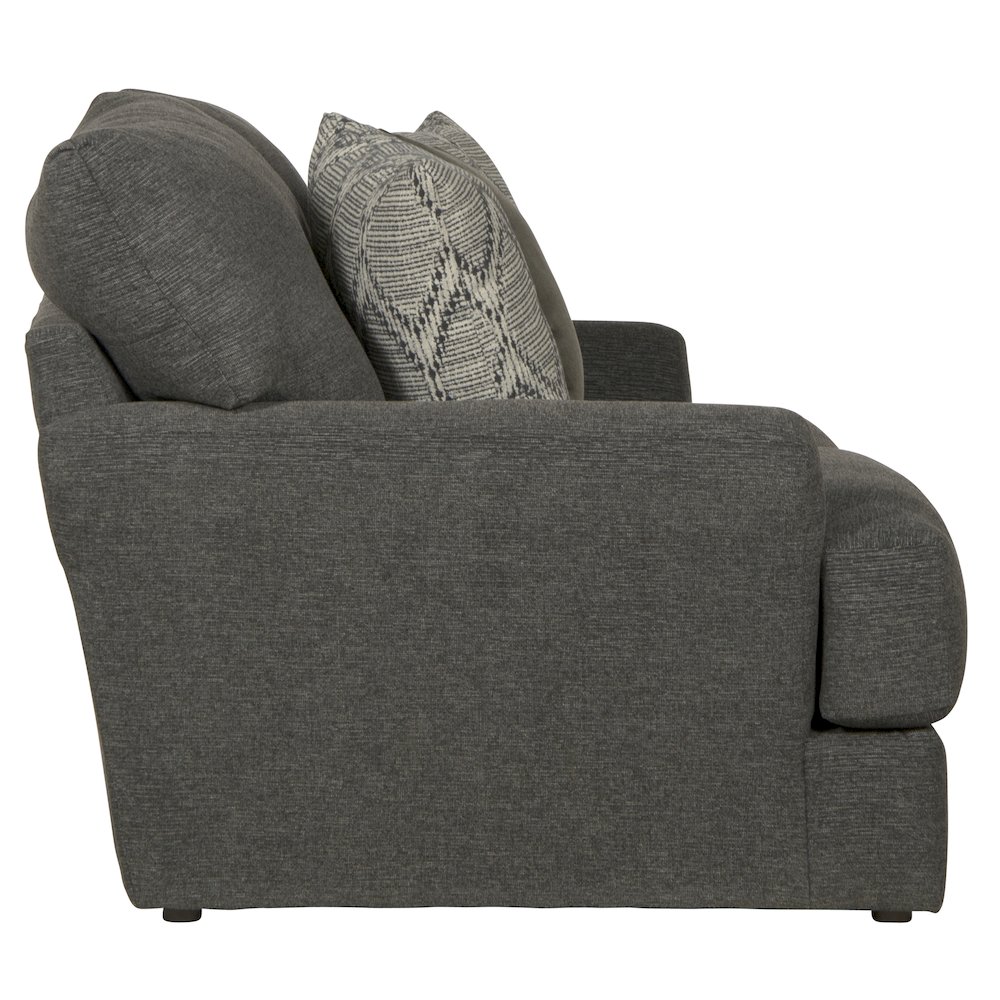 Howell Loveseat in Black Color. Picture 4