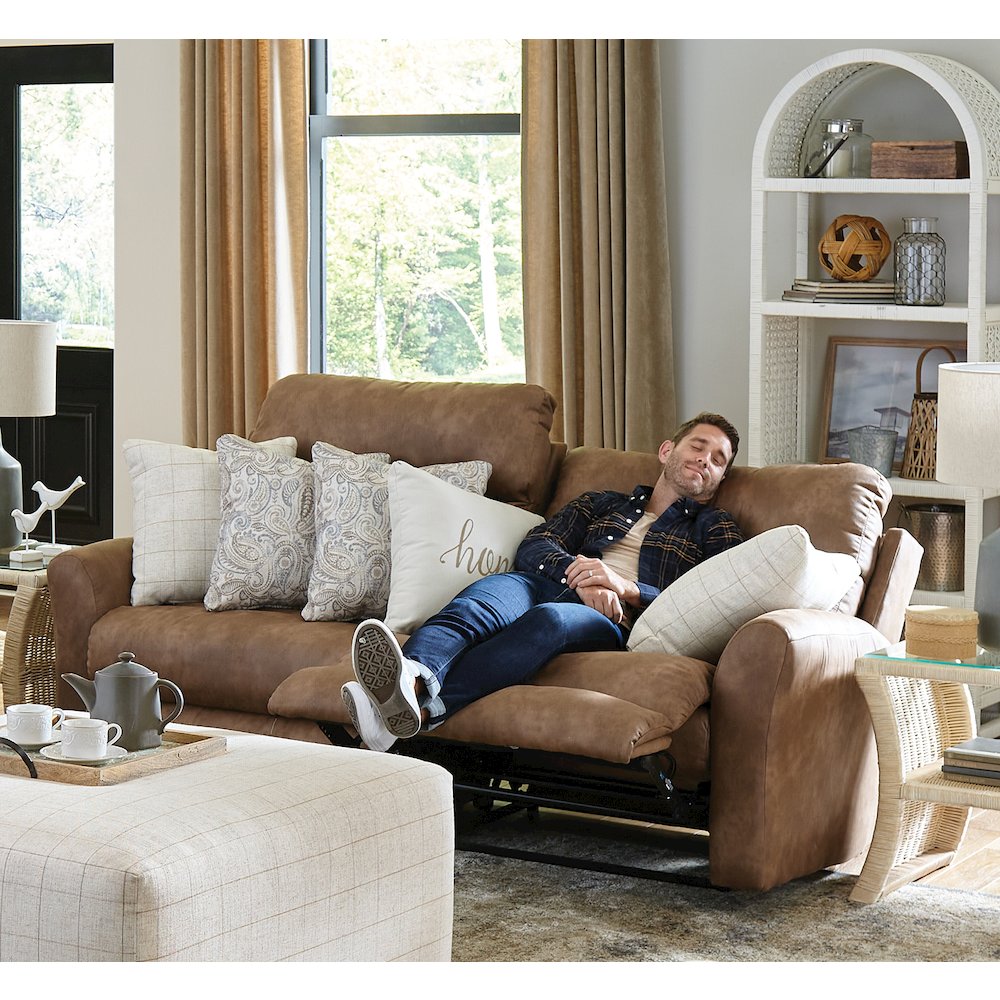 Justine Lay Flat Reclining Sofa. Picture 11