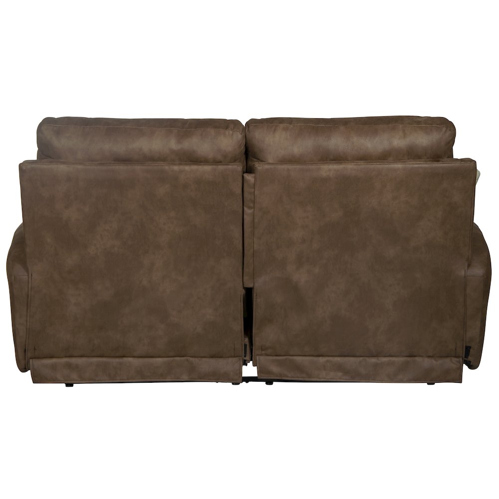 Justine Lay Flat Reclining Loveseat. Picture 4