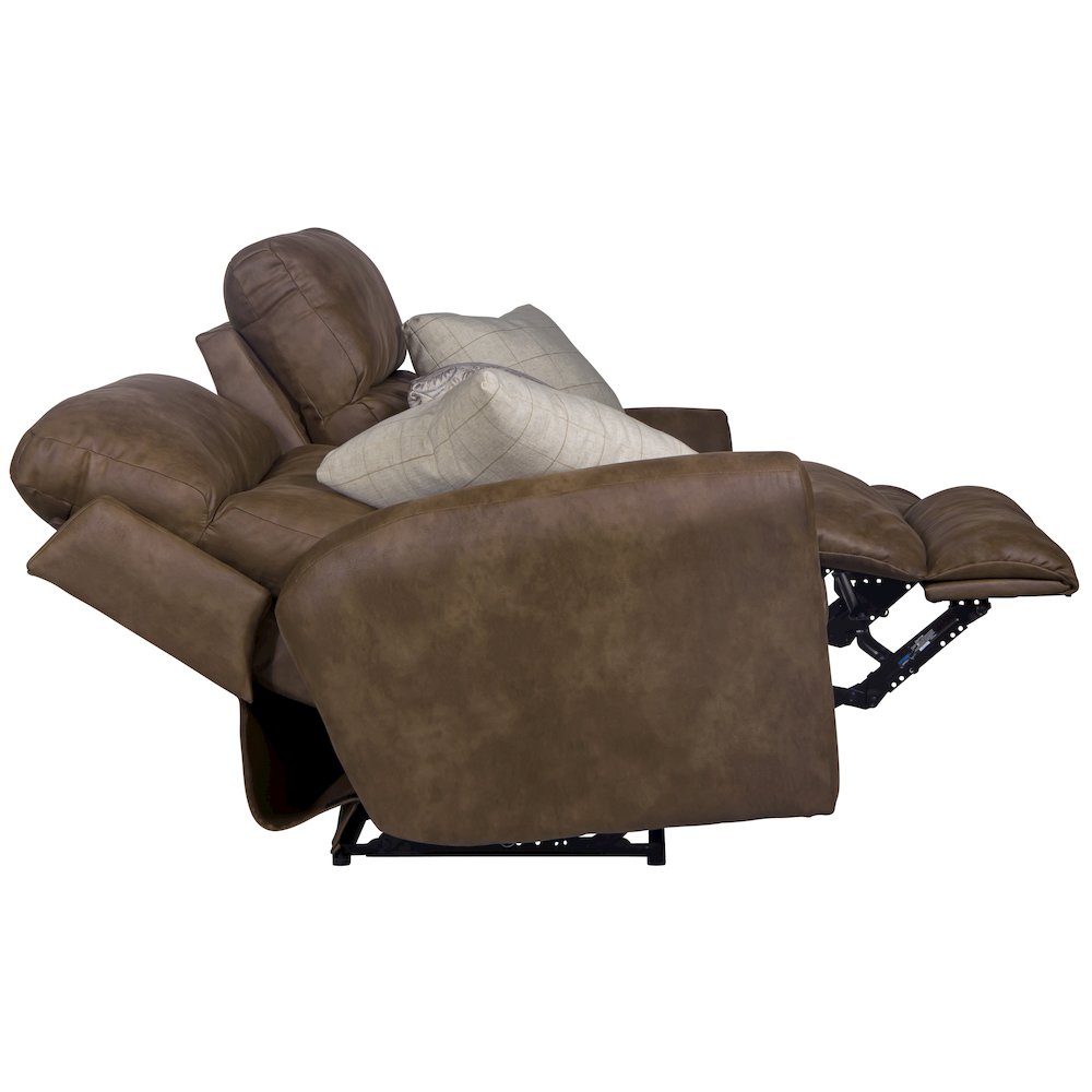 Justine Lay Flat Reclining Loveseat. Picture 7