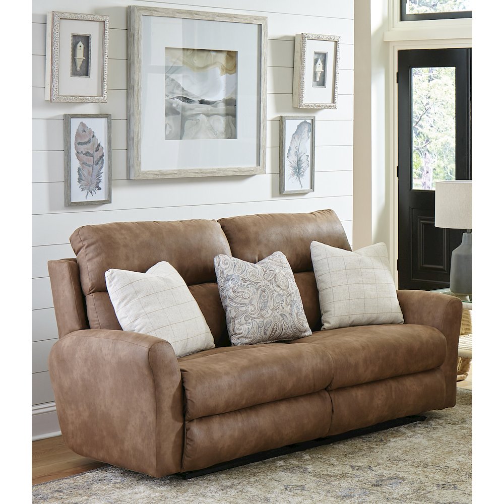 Justine Lay Flat Reclining Loveseat. Picture 10