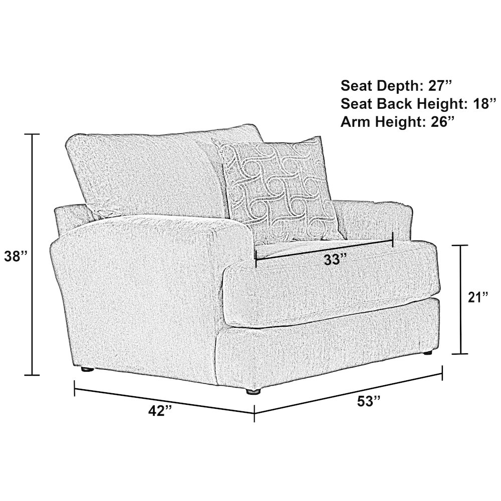 Lamar Chair 1/2 in Brown Color. Picture 5