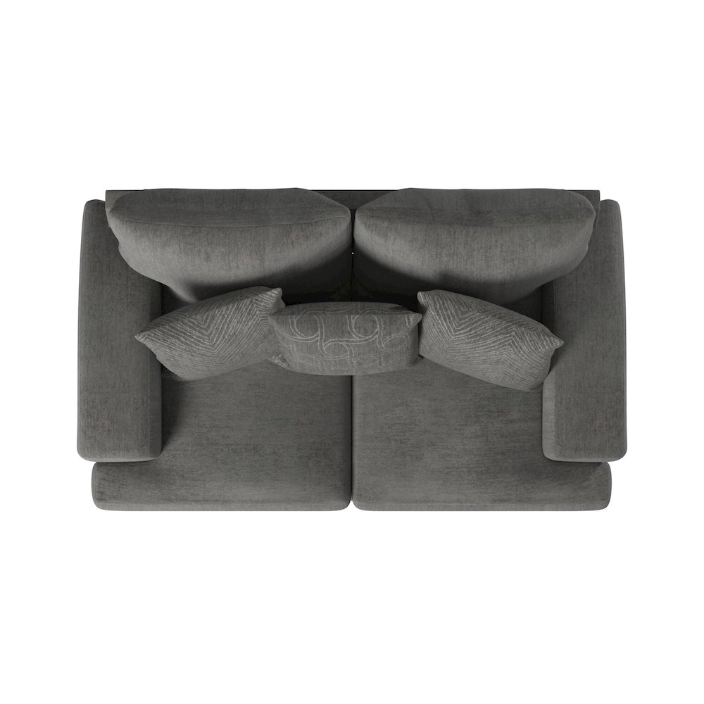 Lamar Loveseat in Grey Color. Picture 9