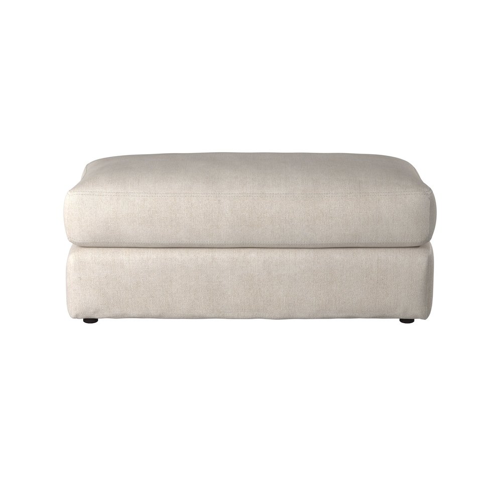 Lamar Ottoman in Brown Color. Picture 3