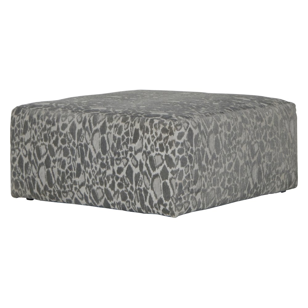 Lamar Cocktail Ottoman in Grey Color. Picture 1