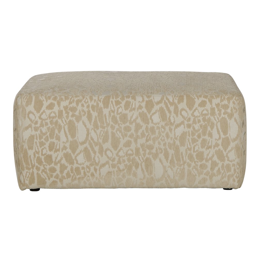 Lamar Cocktail Ottoman in Brown Color. Picture 3