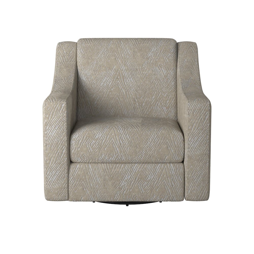 Lamar Swivel Chair in Brown Color. Picture 2