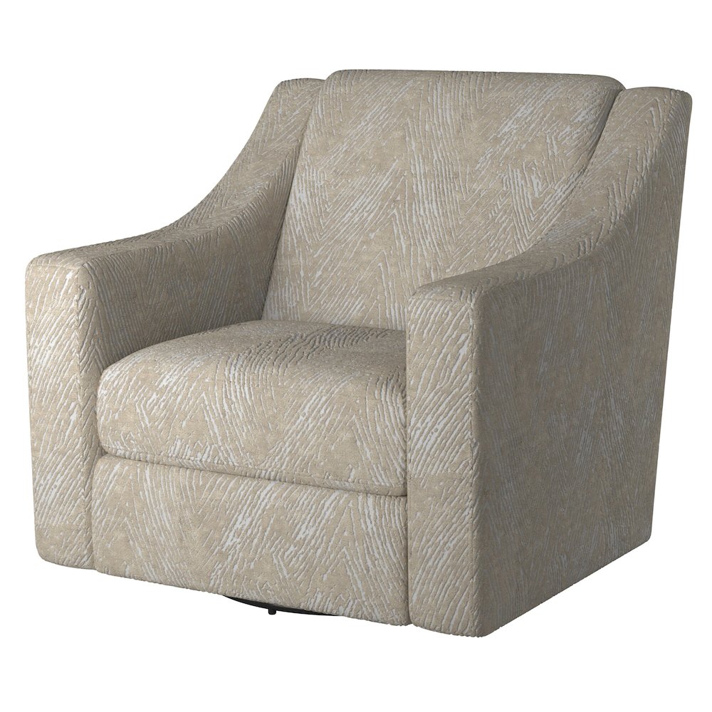 Lamar Swivel Chair in Brown Color. Picture 3