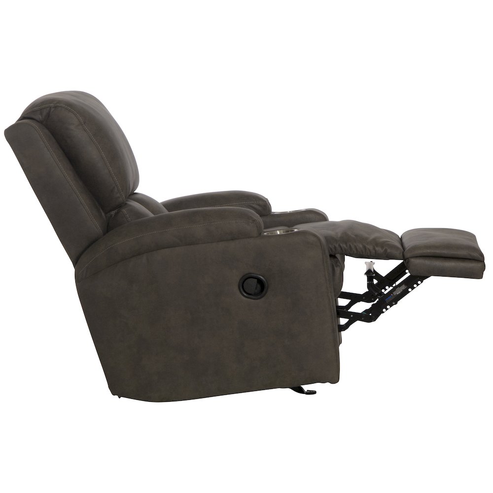 Kyle Rocker Recliner with Two Cupholders. Picture 6