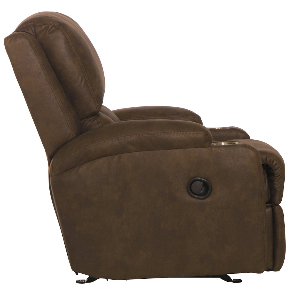 Kyle Rocker Recliner with Two Cupholders. Picture 3