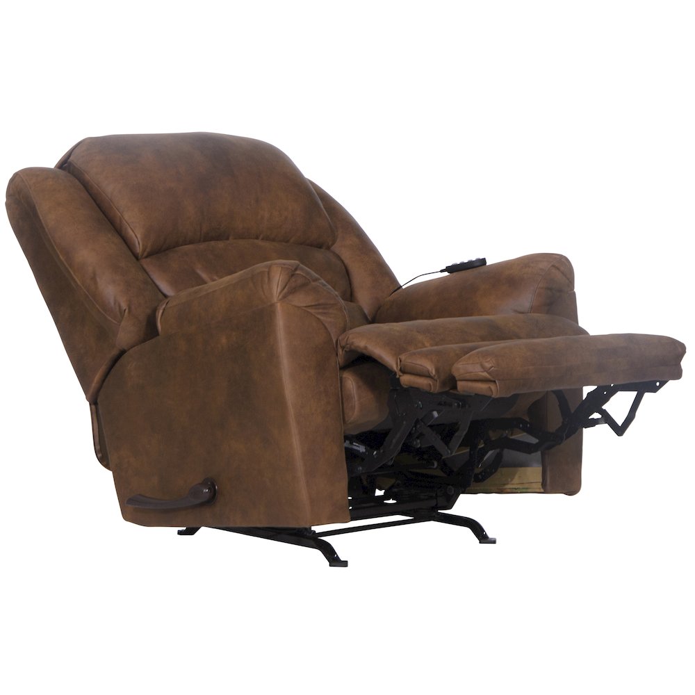 Hayden Extra Extension Rocker Recliner with Heat and Massage. Picture 1